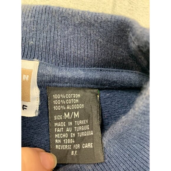 VTG Jantzen Golf Pullover Sweatshirt Unisex Medium Blue Championship Embroidered - Picture 9 of 11